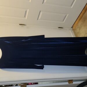 Soft Surroundings Sapphire Velvet Maxi Dress Size XL